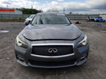 2014 Infiniti Q50 Base Gray vin: JN1BV7APXEM686890