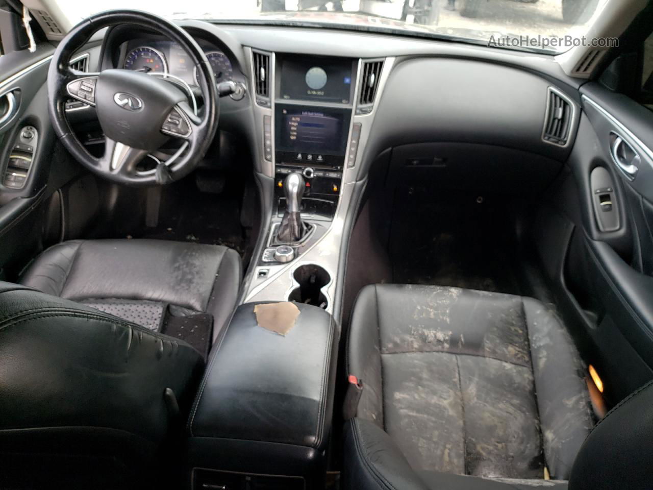 2014 Infiniti Q50 Base Серый vin: JN1BV7APXEM686890