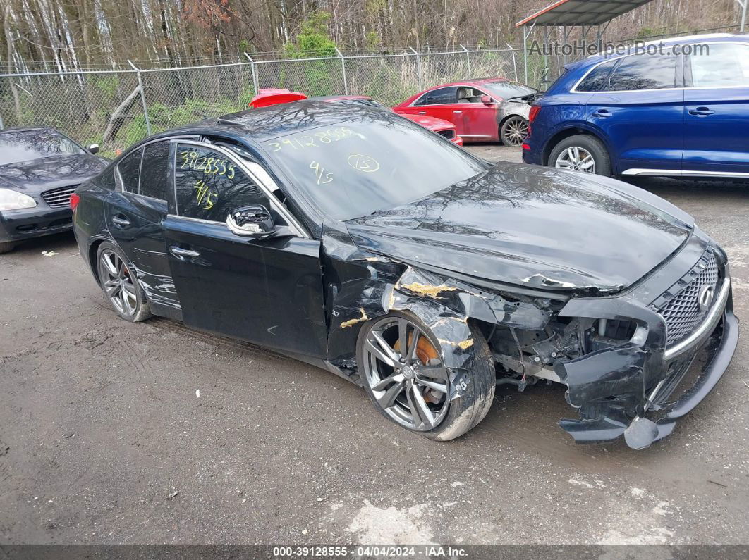 2014 Infiniti Q50 Premium Black vin: JN1BV7APXEM690339