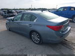 2015 Infiniti Q50 Premium/sport Light Blue vin: JN1BV7APXFM334314