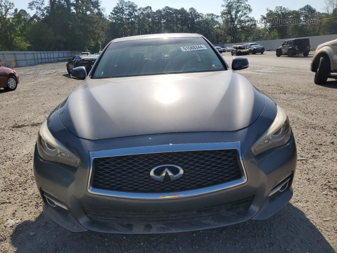 2015 Infiniti Q50 Base Gray vin: JN1BV7APXFM338721