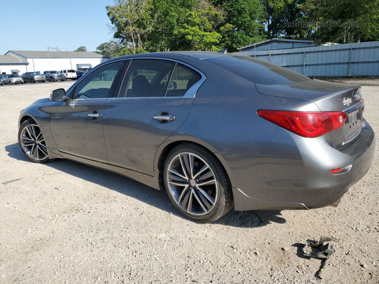 2015 Infiniti Q50 Base Gray vin: JN1BV7APXFM338721