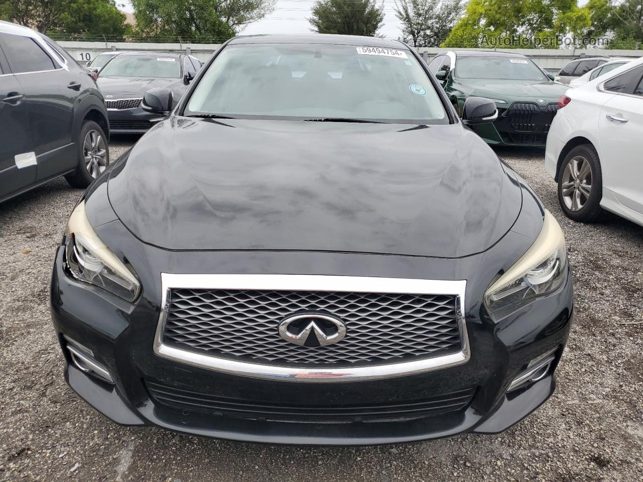 2015 Infiniti Q50 Base Black vin: JN1BV7APXFM340386