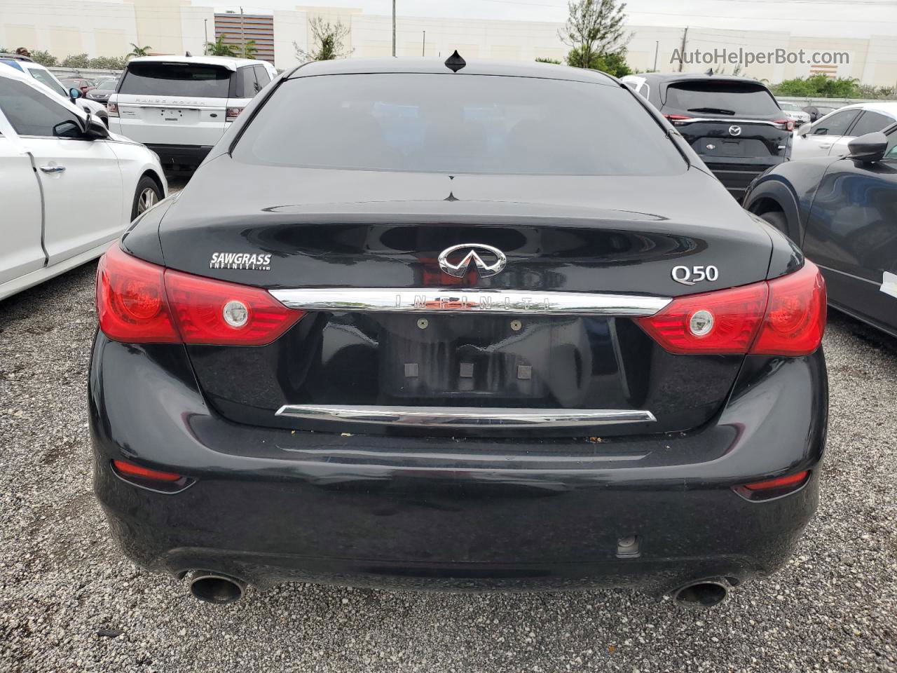 2015 Infiniti Q50 Base Black vin: JN1BV7APXFM340386