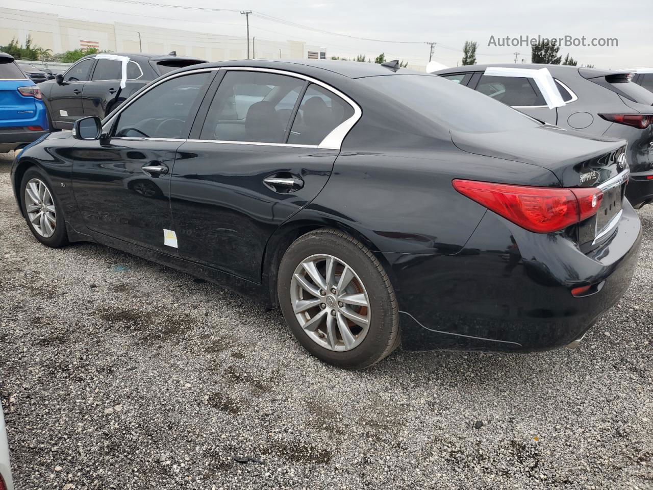 2015 Infiniti Q50 Base Black vin: JN1BV7APXFM340386