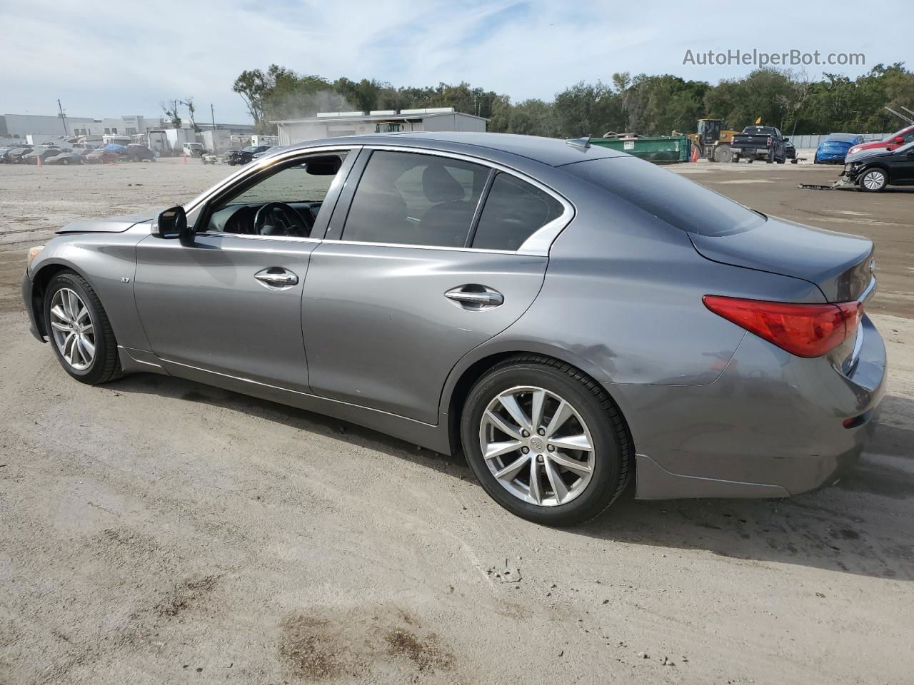 2015 Infiniti Q50 Base Gray vin: JN1BV7APXFM345135