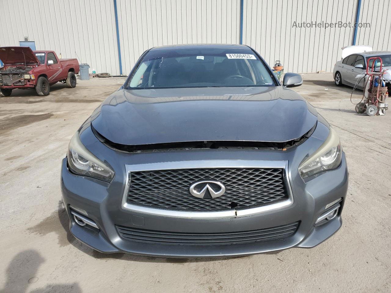 2015 Infiniti Q50 Base Gray vin: JN1BV7APXFM345135