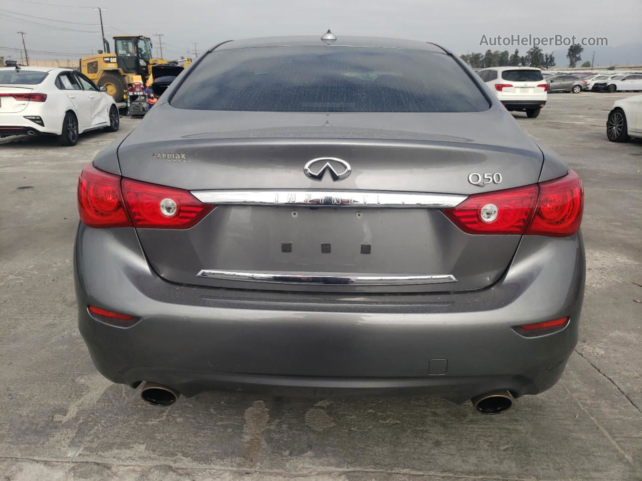 2015 Infiniti Q50 Base Gray vin: JN1BV7APXFM347774