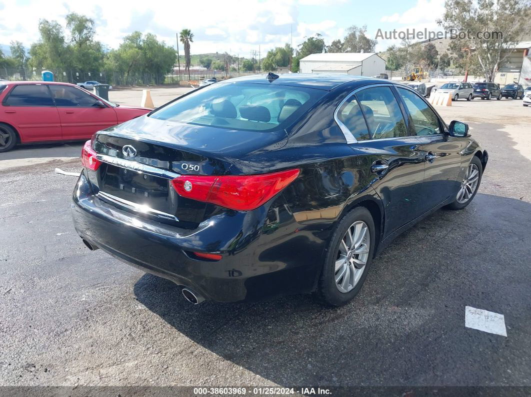 2015 Infiniti Q50   Черный vin: JN1BV7APXFM350366