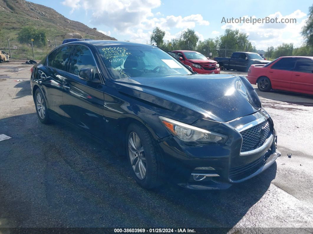 2015 Infiniti Q50   Black vin: JN1BV7APXFM350366