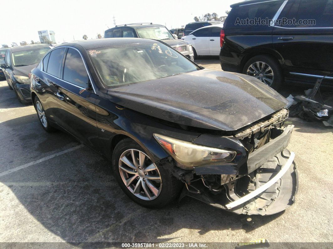 2015 Infiniti Q50 Premium Black vin: JN1BV7APXFM350643