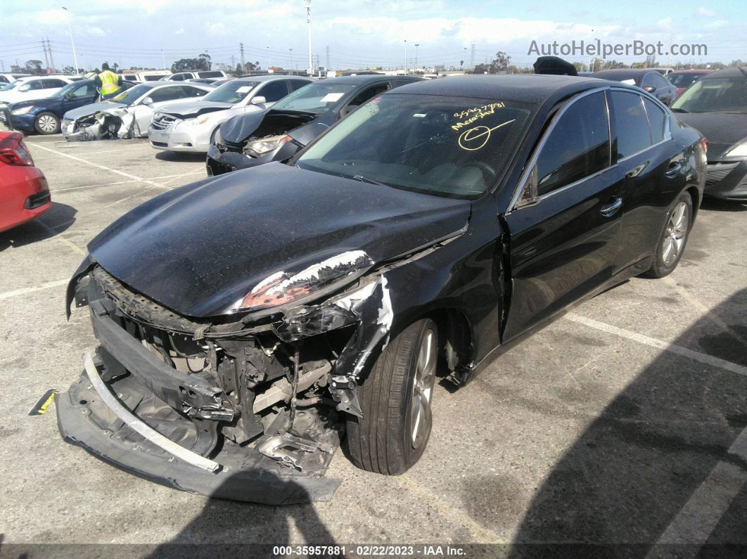 2015 Infiniti Q50 Premium Black vin: JN1BV7APXFM350643