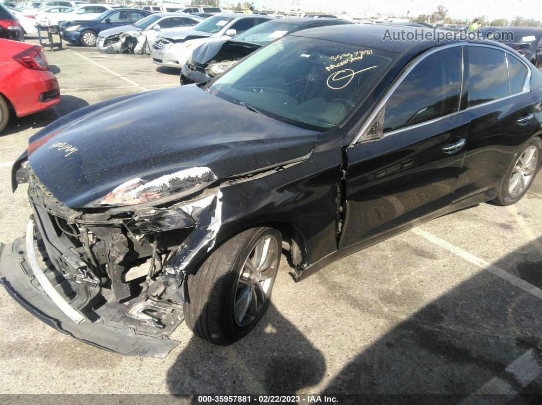 2015 Infiniti Q50 Premium Black vin: JN1BV7APXFM350643