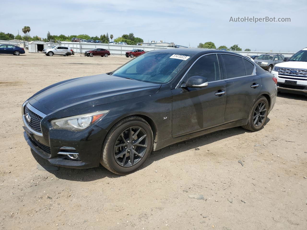 2015 Infiniti Q50 Base Black vin: JN1BV7APXFM351520