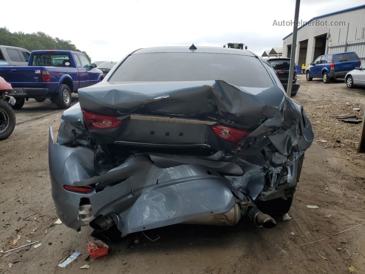 2015 Infiniti Q50 Base Blue vin: JN1BV7APXFM357110