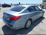 2015 Infiniti Q50 Premium Blue vin: JN1BV7APXFM357804