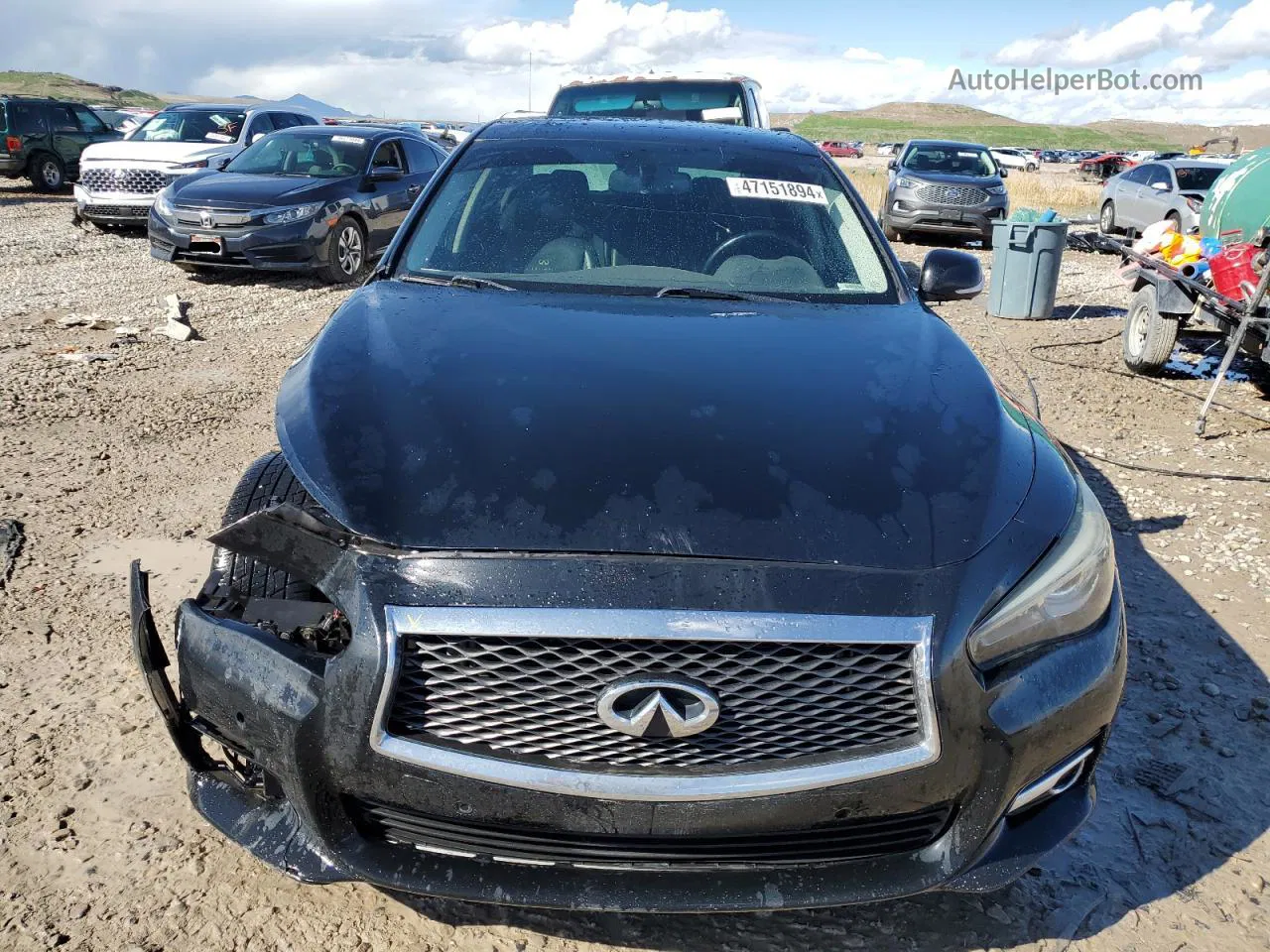 2014 Infiniti Q50 Base Black vin: JN1BV7AR0EM685782