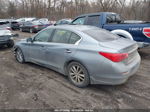 2014 Infiniti Q50 Premium Light Blue vin: JN1BV7AR0EM702242