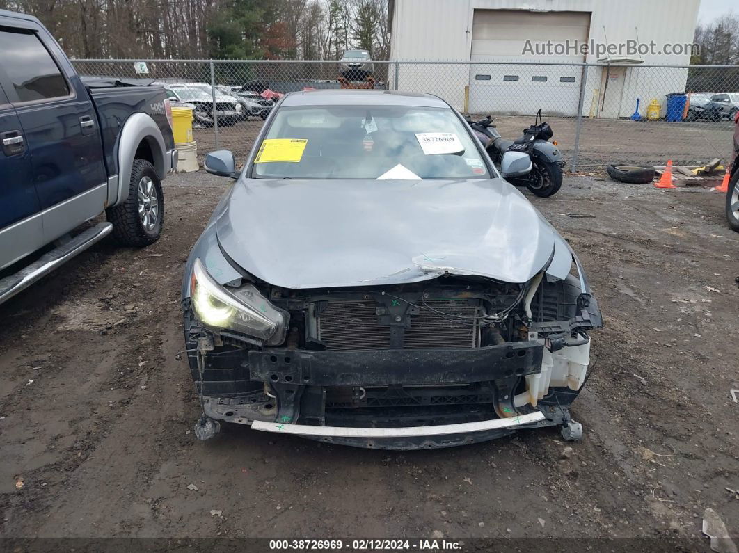 2014 Infiniti Q50 Premium Light Blue vin: JN1BV7AR0EM702242