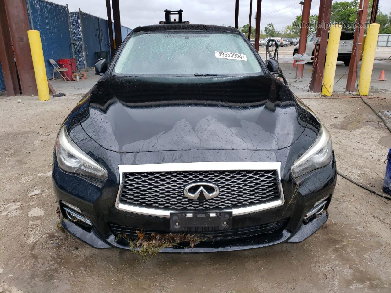 2014 Infiniti Q50 Base Черный vin: JN1BV7AR0EM703343