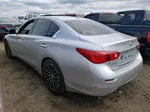 2014 Infiniti Q50 Base Silver vin: JN1BV7AR0EM703536