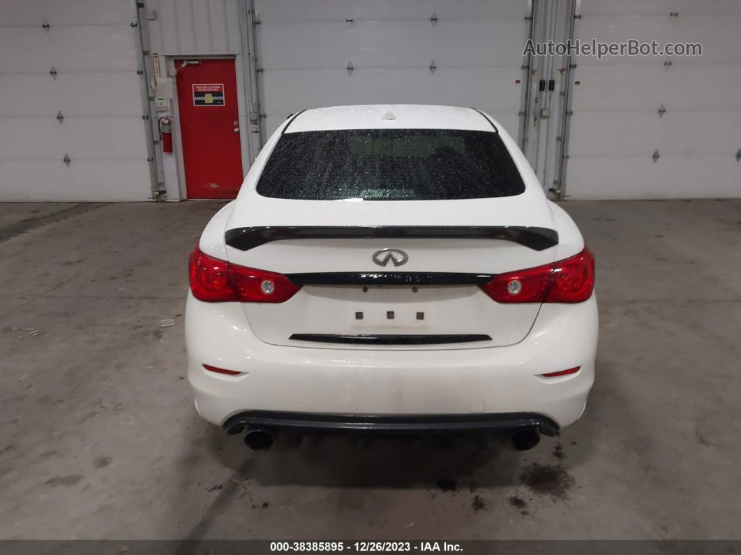 2014 Infiniti Q50 Premium Белый vin: JN1BV7AR0EM704010