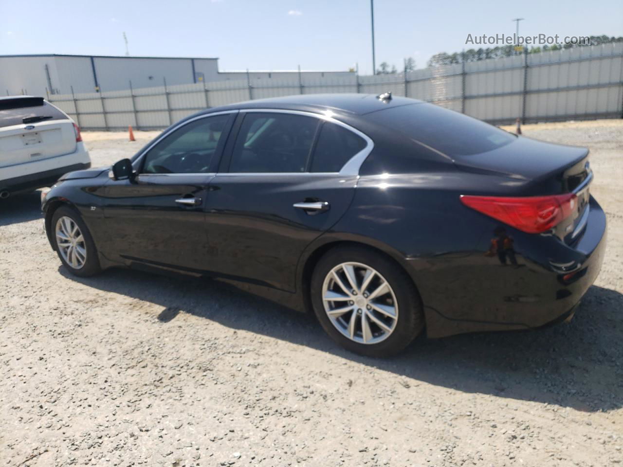 2014 Infiniti Q50 Base Black vin: JN1BV7AR0EM706341