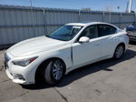 2015 Infiniti Q50 Base White vin: JN1BV7AR0FM417073