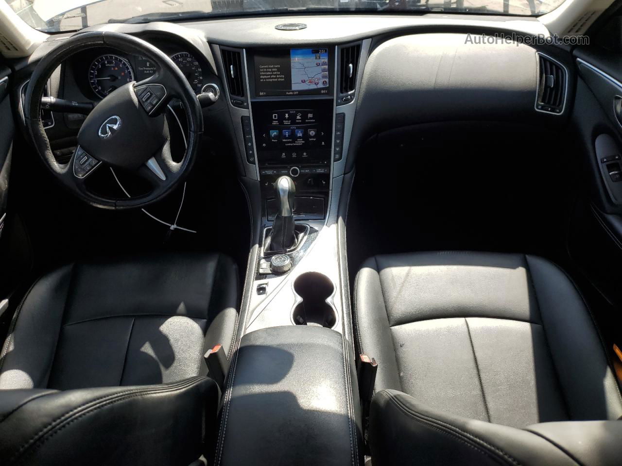 2015 Infiniti Q50 Base Белый vin: JN1BV7AR0FM417073