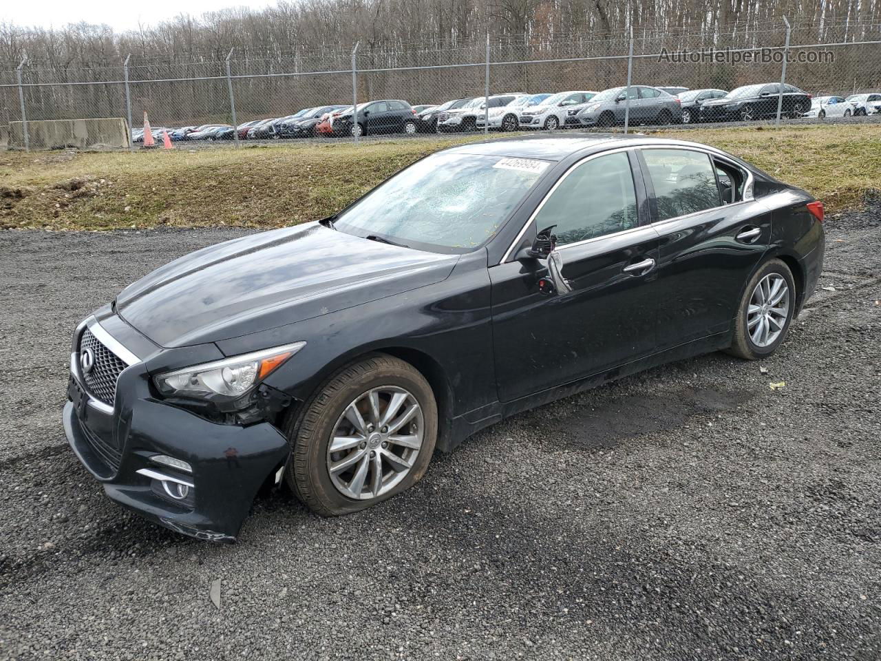 2015 Infiniti Q50 Base Maroon vin: JN1BV7AR0FM422998