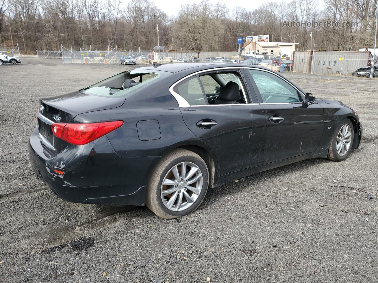 2015 Infiniti Q50 Base Maroon vin: JN1BV7AR0FM422998