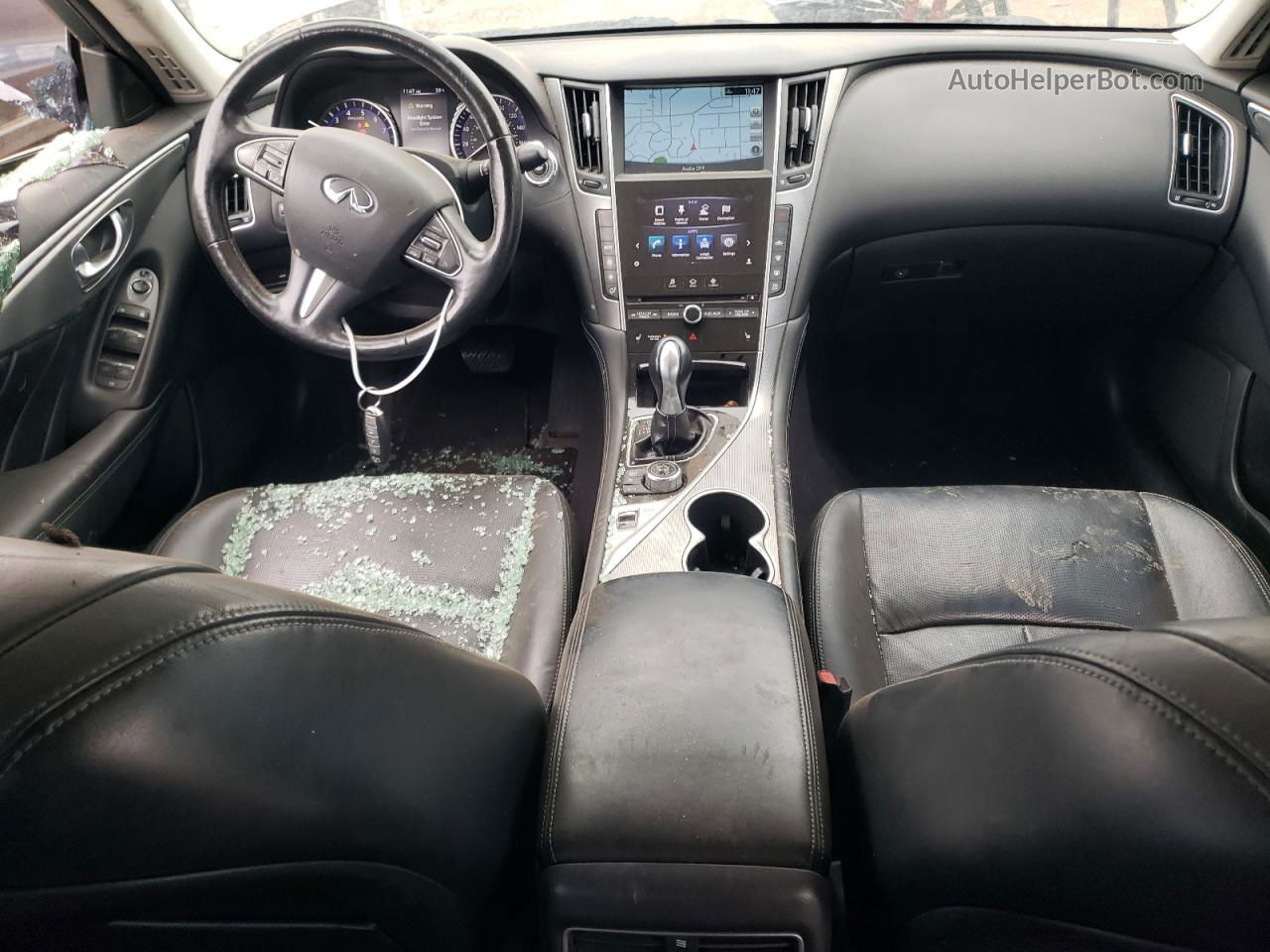 2014 Infiniti Q50 Base Серый vin: JN1BV7AR1EM685824