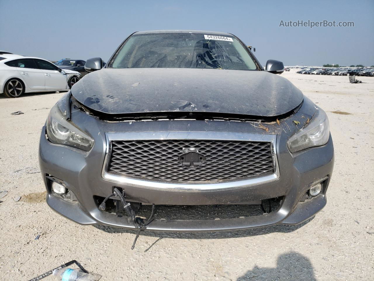 2014 Infiniti Q50 Base Серый vin: JN1BV7AR1EM688156