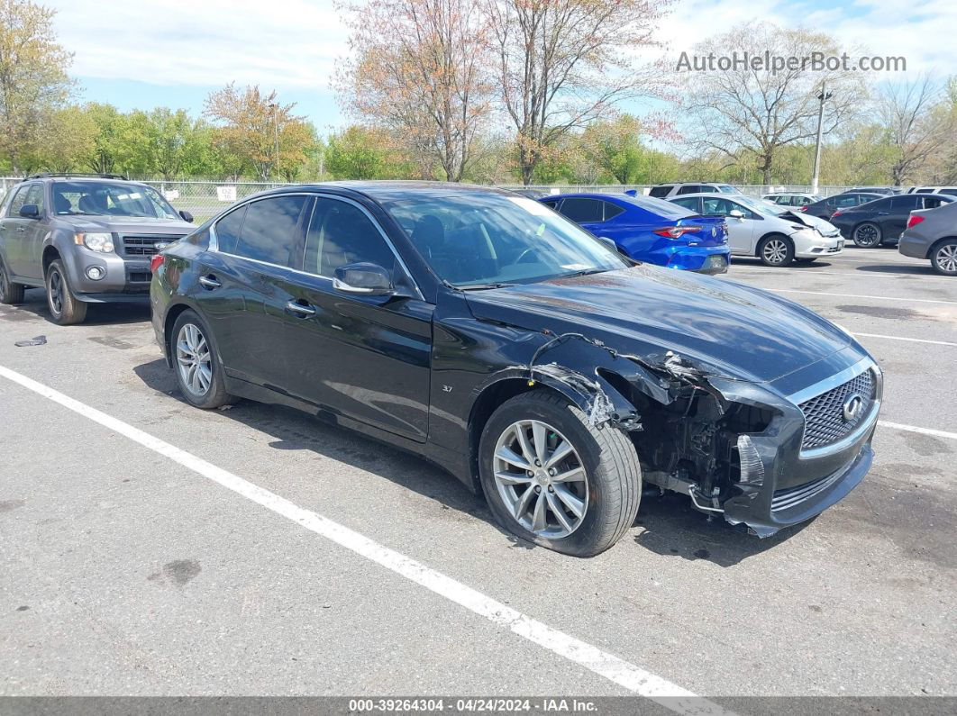 2014 Infiniti Q50   Черный vin: JN1BV7AR1EM699397