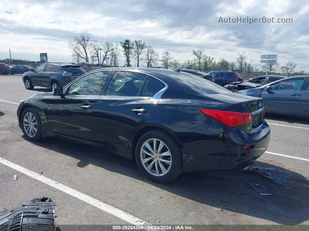 2014 Infiniti Q50   Черный vin: JN1BV7AR1EM699397