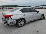 2014 Infiniti Q50 Base Silver vin: JN1BV7AR1EM699528