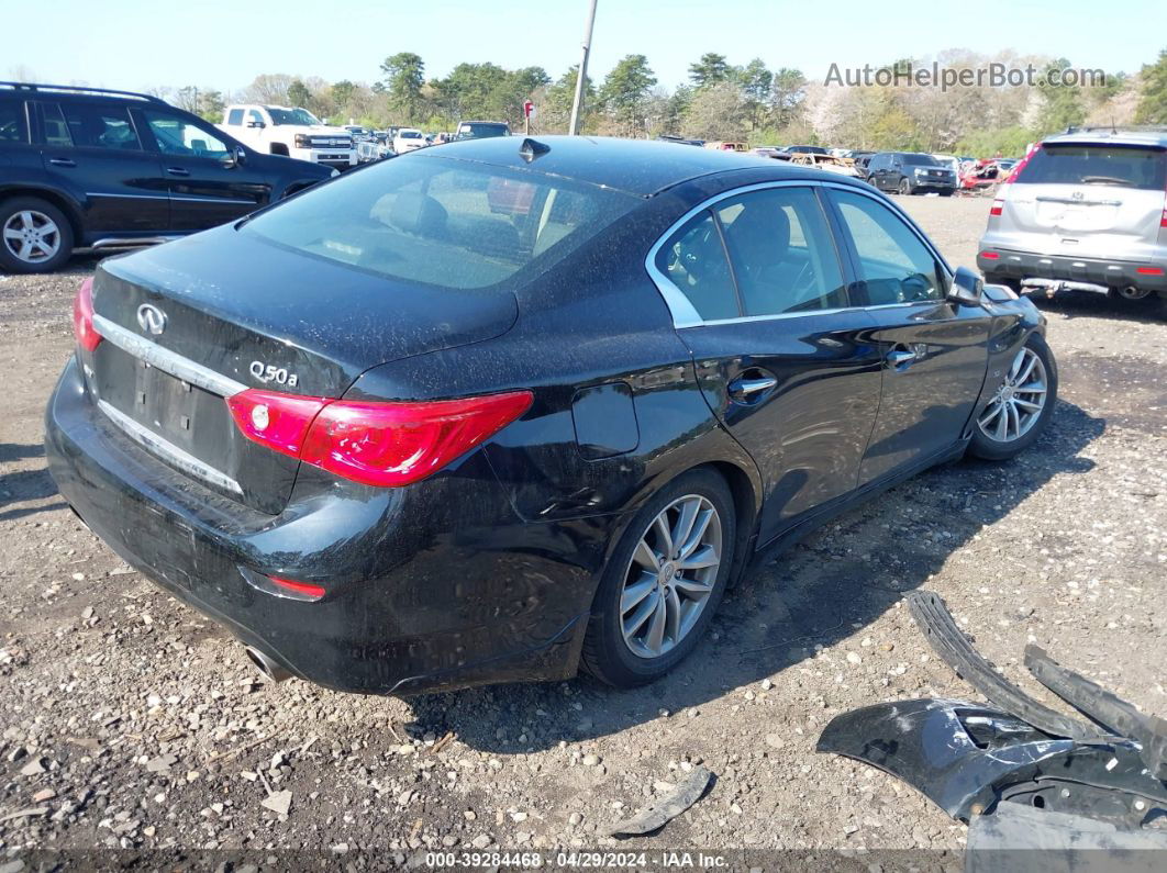 2014 Infiniti Q50   Черный vin: JN1BV7AR1EM699559