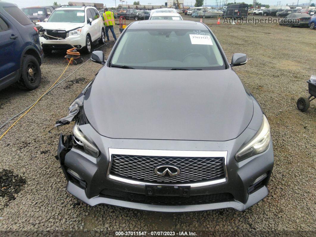 2014 Infiniti Q50 Sport Gray vin: JN1BV7AR1EM699951