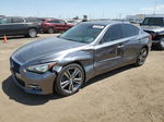 2015 Infiniti Q50 Base Gray vin: JN1BV7AR1FM392331