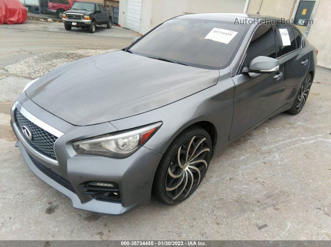 2015 Infiniti Q50 Sport Серый vin: JN1BV7AR1FM398792