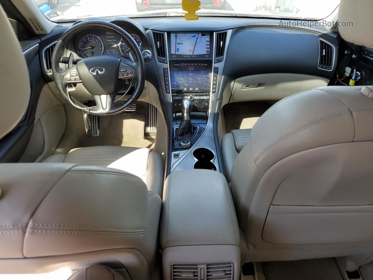 2015 Infiniti Q50 Base Черный vin: JN1BV7AR1FM399201