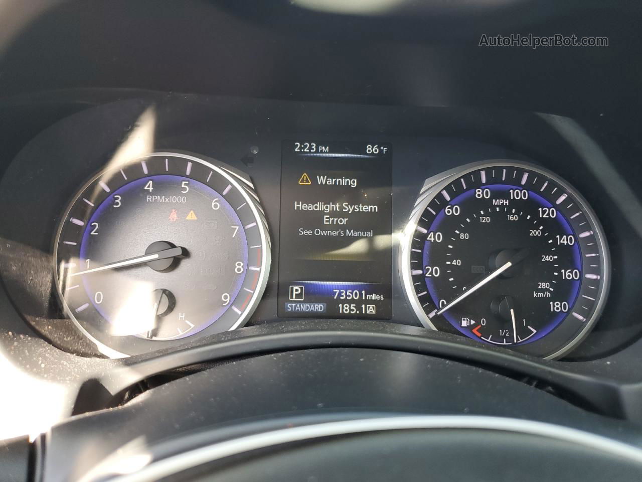 2015 Infiniti Q50 Base Черный vin: JN1BV7AR1FM399201