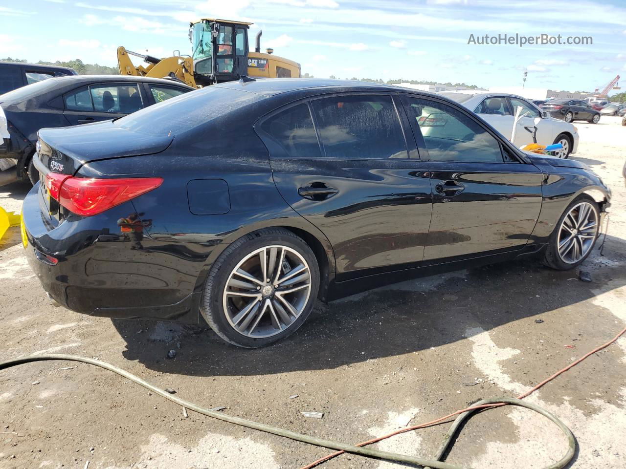 2015 Infiniti Q50 Base Черный vin: JN1BV7AR1FM399201