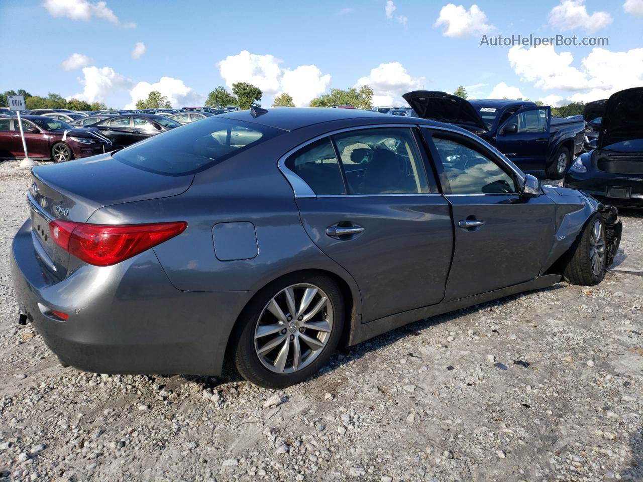 2015 Infiniti Q50 Base Серый vin: JN1BV7AR1FM402484