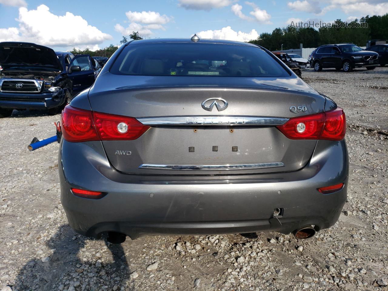 2015 Infiniti Q50 Base Серый vin: JN1BV7AR1FM402484