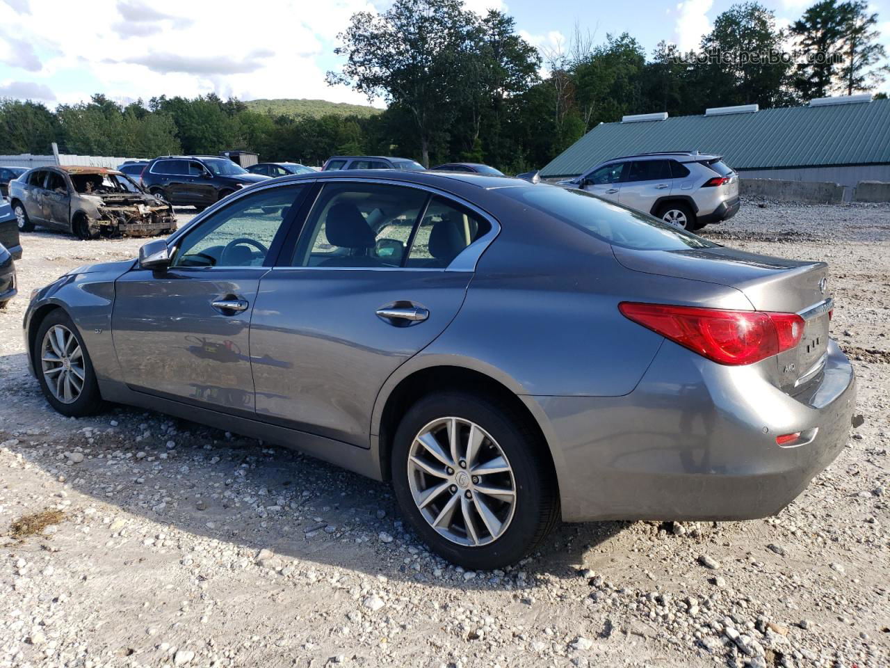 2015 Infiniti Q50 Base Серый vin: JN1BV7AR1FM402484