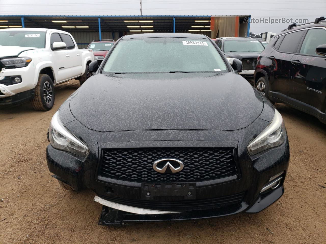 2015 Infiniti Q50 Base Черный vin: JN1BV7AR1FM409564