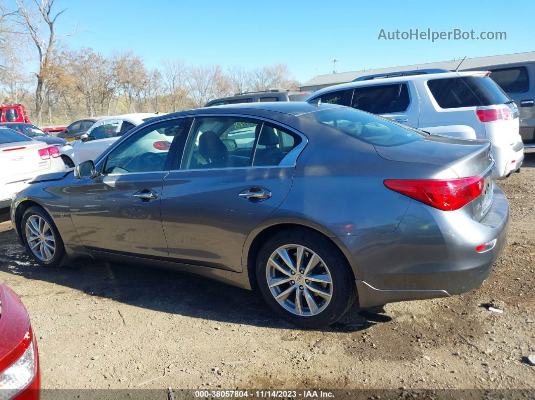 2015 Infiniti Q50 Premium Серый vin: JN1BV7AR1FM416630