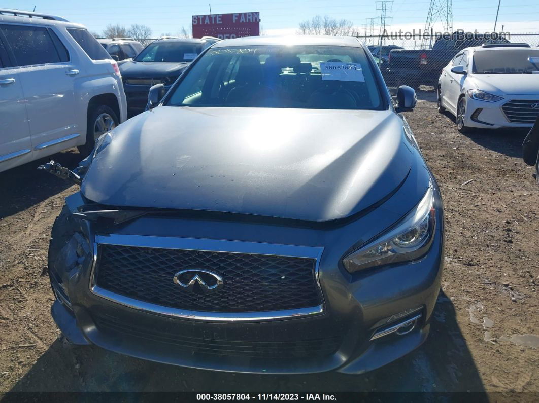 2015 Infiniti Q50 Premium Gray vin: JN1BV7AR1FM416630