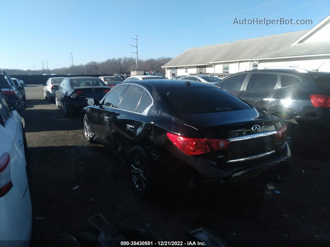 2014 Infiniti Q50 Premium Черный vin: JN1BV7AR2EM682219